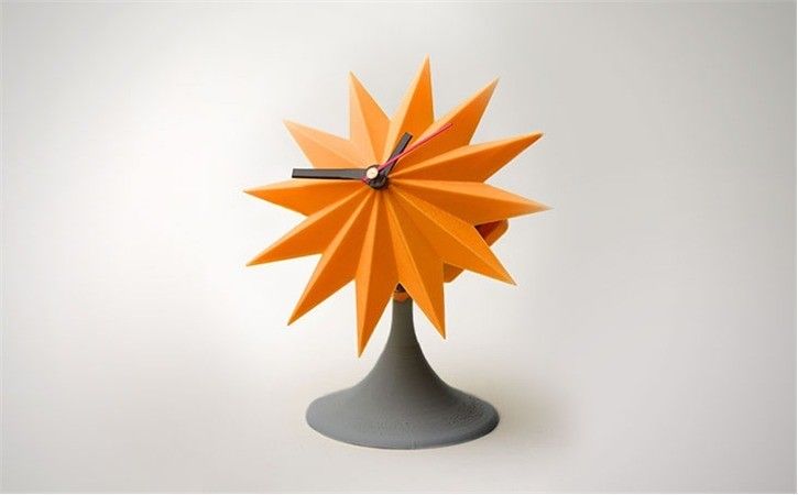 lowres_YRIYR34568.jpg Бесплатный STL файл Sunburst Tabletop Clock・3D-печатная модель для скачивания, Dadddy
