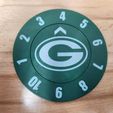 Photo-1.jpg Sous-verre de comptage de boissons des Green Bay Packers (uni et multicolore)