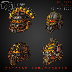 cover.png Fichier 3D Kit de têtes Iron WarriorsBASH Pack・Objet pour impression 3D à télécharger