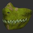 ZBrush-Document.jpg Articulated Reptile\Lizard Cosplay Mask [3D STL]