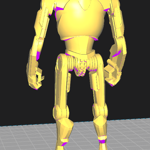 🤖 Superdroid - Decorative 3D Figurine