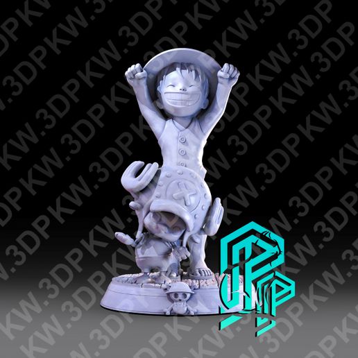 Monkey D. Luffy - 3D model önizlemesi