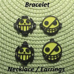 IMG_7759.jpg STL-Datei 4 One Piece #3 Necklaces, Armbänder, Earrings, Jewelry・3D-druckbares Modell zum Herunterladen