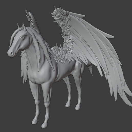 Pegasus (Horse + Wings) 3D model