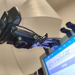 IMG_20220727_235015_1.jpg Free STL file Articulating Arm Camera Holder・3D printable object to download