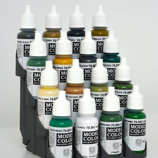 5_Rack.jpg Fast-Print Paint Bottle Rack (6 Sizes)