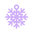 snowflake-OBJ2.obj Snowflake ornament