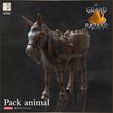 720X720-release-donkey1.jpg Greek Merchant and Donkey, 2 figure pack -The Grand Bazaar