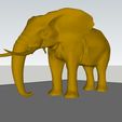 master.jpg print ready high poly extra detailed elephant