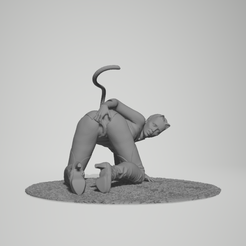 1.png Datei STL old cat woman・Design für 3D-Drucker zum herunterladen