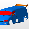 supervan front.png ford supervan 3 for 1:10 rc car stl for 3d printing