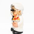 0005.jpg White Colonel Sanders The Chicken Father KFC toy