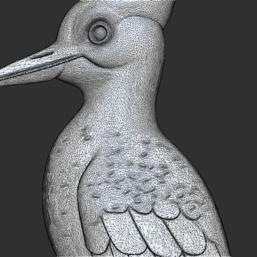a11.jpg 啄木鸟雕像 3D 打印模型