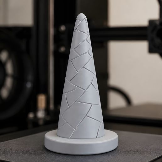 Mosaic Ring Cone 3D Print Model