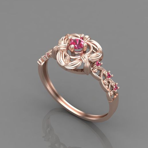 Women Ring 3DM Womens Ring 3d models 3D print model 3D print model 3D model