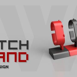 WatchStand.jpg Descargar archivo STL gratis Soporte modular para relojes • Diseño para la impresora 3D, vikrama