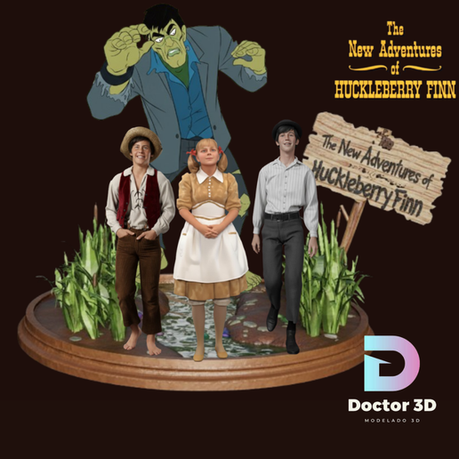 The New Adventures of Huckleberry Finn (1968)-diorama