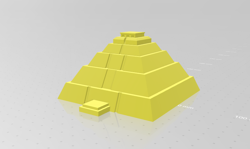 kleding in de buurt Opwekking Download free STL file Sun Pyramid Teotihuacan Mexico (piramide del sol)  mini model • 3D printer model ・ Cults