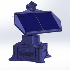 Akhelios.png STL-Datei Solar Tracker Arduino herunterladen • Modell zum 3D-Drucken, Lauris0329