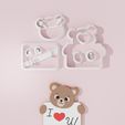Arkoudakia-Valentines-4.jpg Valentine Bear #9 Cookie Cutter