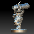 TYUJH.png Horned Goat Warlord – Ultra‑Detailed 3D Printable Fantasy Beast Warrior