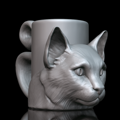c3.png Archivo STL Taza para gatos・Objeto imprimible en 3D para descargar