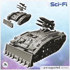 1-PREM-WB-VE-V18.jpg Fichier STL Char impérial Raptor avec lame frontale (version lance-missiles orbitaux) (18) - Future Sci-Fi SF Post apocalyptique Tabletop Scifi Wargaming Planetary exploration RPG Terrain・Design imprimable en 3D à télécharger