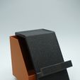 ZV_05222.jpg Archivo STL Soporte avanzado para smartphone con cajón deslizante (para su próxima videollamada larga)・Diseño de impresora 3D para descargar