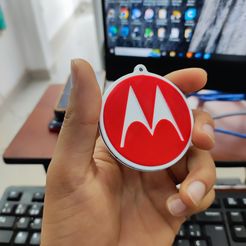 IMG_20230323_105334.jpg STL file motorola keychain・3D printing model to download