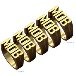 MOB-ring-size6to10-00.jpg MOB name ring US sizes 6to10 3D print model