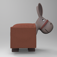 untitled.2.6.png Burro Planter - 3D Printed Donkey-shaped Planter