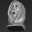 q17.jpg Ghostface from Scream bust ready for full color 3D printing