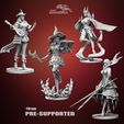 all.jpg Mage, Bard, Vampire and Witch 110 mm Bundle