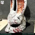 z6358101344545_5c5601c5aa247875652938d03f910f0d.jpg Маска охотницы - Dead by Daylight - Маска кролика 3D печатная модель