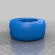 sample_tyre.png F1 Formula one parameterized tyre/tire generator, configurable openscad