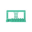 007_01.jpg STL-Datei Holder for Socket Wrench Set 28pcs 1/4" with Extension Bar and Sockets for Wall Mount 007 kostenlos・3D-druckbare Vorlage zum herunterladen