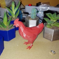 e6dcee8cf43da521e59dad3c144c0098_display_large.jpg Archivo STL gratis pollo bajo en polietileno・Diseño imprimible en 3D para descargar