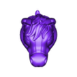 Horse_head_v1_stl.stl Clicky Animal Collection (FREE)