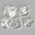 Emporte-pièce-Peepa-Pig.jpg Archivo STL Kit completo de bandejas para monedas Peepa Pig・Modelo para descargar y imprimir en 3D