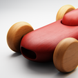 6.png Modèle 3D de voiture miniature en bois - Design classique et lisse Modèle à imprimer en 3D