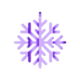 Text Flip - Snowflake 2025 b.stl Text Flip: Snowflake - 2025