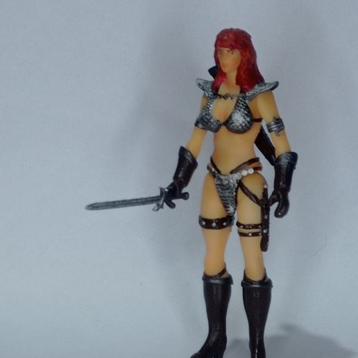 red sonja action figure