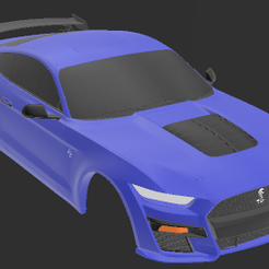 d.png Fichier 3D gratuit Ford Mustang Shelby RC body・Objet à télécharger et à imprimer en 3D