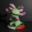 Cradily.png Lileep and Cradily pokemon 3D print model