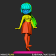 A.png Sabrina / Natsume - Elegant Red Dress - Pokémon Anime Figure - 3D Printing