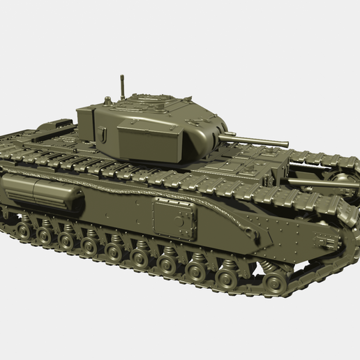 🪖 Infantry Tank Churchill Mk.I (A22) (UK, WW2)・ 3D File