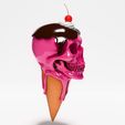 0018.jpg Skull Sundae Ice Cream Pop Pop Surrealism toy