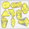 332121110_589399412798431_2450838940495606696_n.png Harry Potter Cookie Cutter 9 pcs Characters Hogwarts Legacy