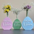 IMG_6372.jpg Easter Egg Vase with Flower Tube – 3D Printable “Happy Easter” Decoration