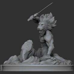 F-$.jpg Fichier STL Hercule・Modèle à télécharger et à imprimer en 3D